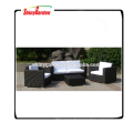 Shinygarden rotin osier combinaison chaise 4pcs